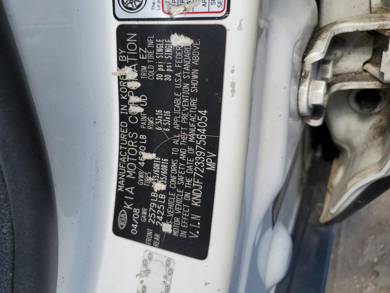 KNDJF723397564054 2009 Kia Sportage Lx