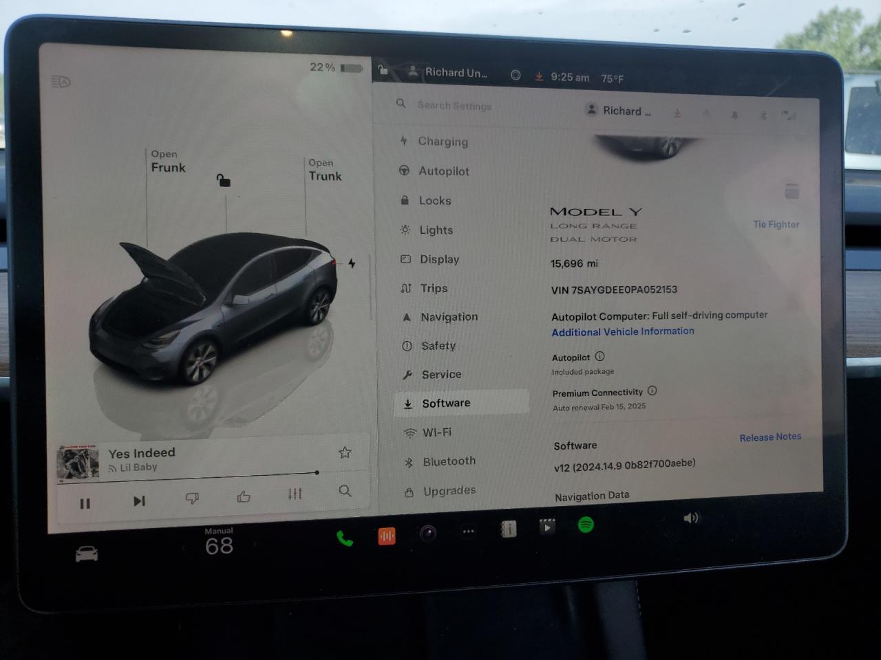 7SAYGDEE0PA052153 2023 Tesla Model Y