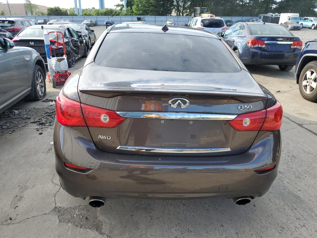 JN1BV7AR5EM697474 2014 Infiniti Q50 Base