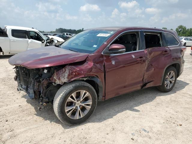 VIN 5TDZKRFH9ES034378 2014 Toyota Highlander, LE no.1