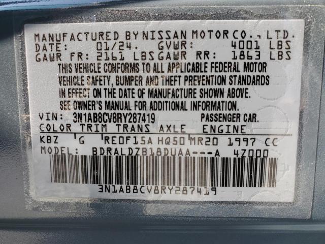 2024 Nissan Sentra Sv VIN: 3N1AB8CV8RY287419 Lot: 58297594