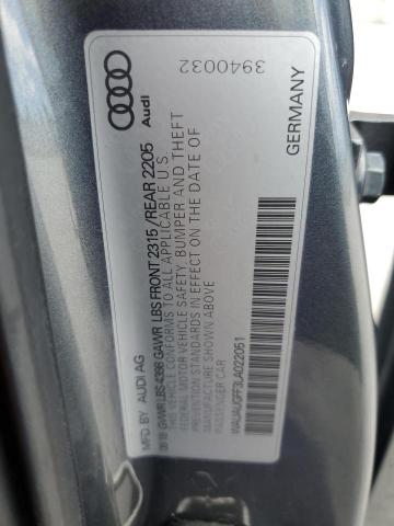 2020 AUDI A3 PREMIUM - WAUAUGFF3LA022051