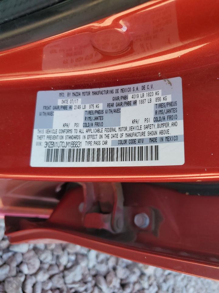 3MZBN1U70JM166831 2018 Mazda 3 Sport