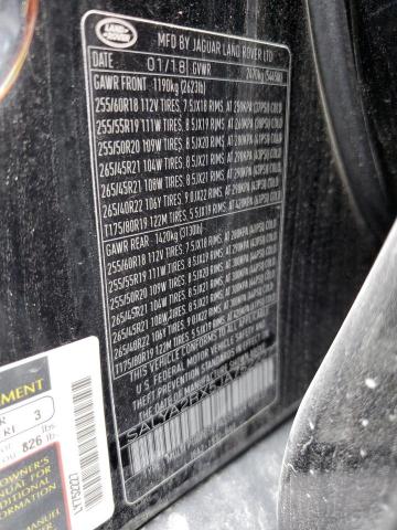 2018 Land Rover Range Rover Velar VIN: SALYA2RX5JA752227 Lot: 60604454