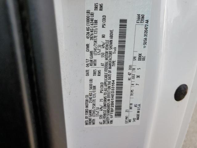 2017 FORD F250 SUPER - 1FTBF2B61HED33164