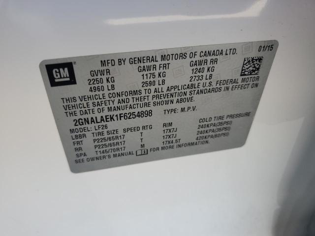 2GNALAEK1F6254898 2015 CHEVROLET EQUINOX - Image 13