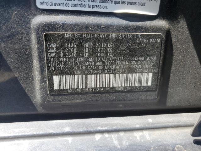 2010 Subaru Legacy 2.5I Limited VIN: 4S3BMBL69A3245873 Lot: 59513804