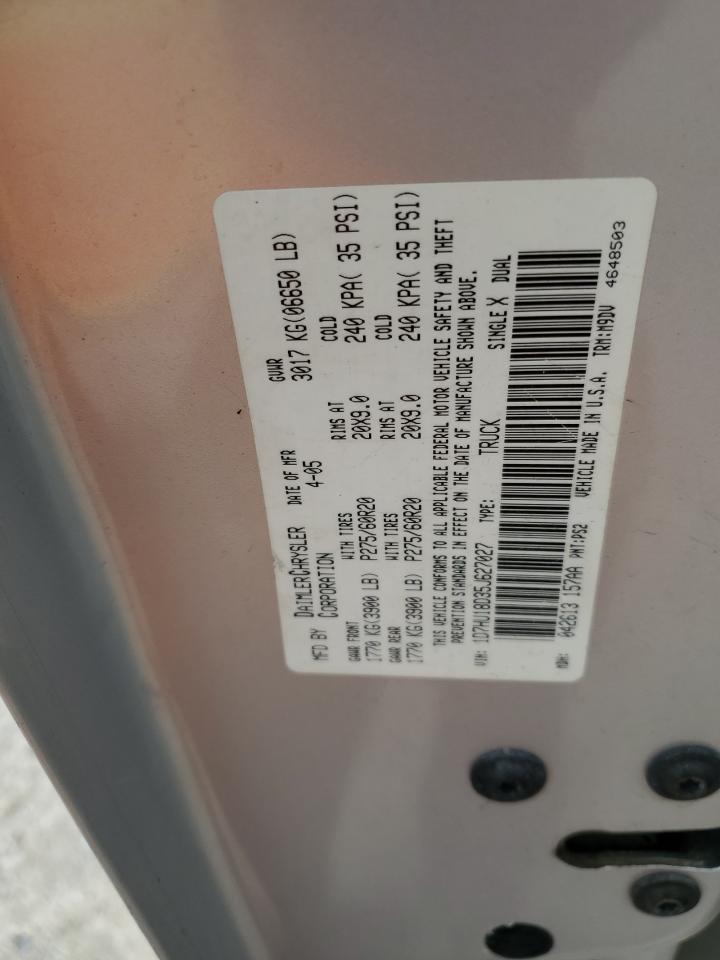 1D7HU18D35J627027 2005 Dodge Ram 1500 St