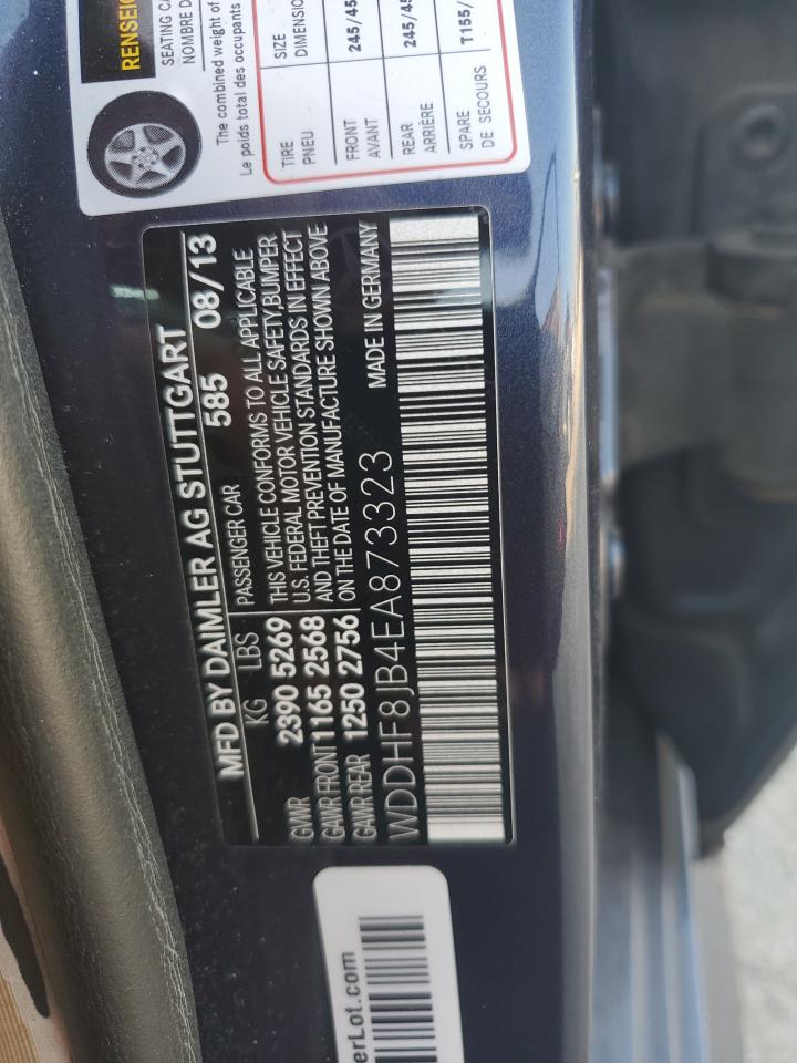 WDDHF8JB4EA873323 2014 Mercedes-Benz E 350 4Matic