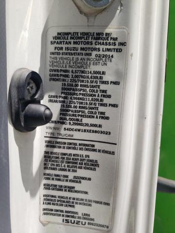 2014 Isuzu Npr Hd VIN: 54DC4W1BXES803023 Lot: 55661494