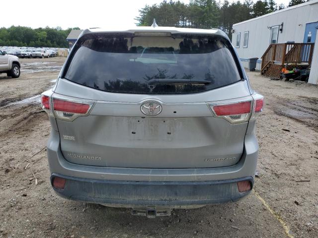2015 Toyota Highlander Limited VIN: 5TDDKRFH9FS138817 Lot: 58338654