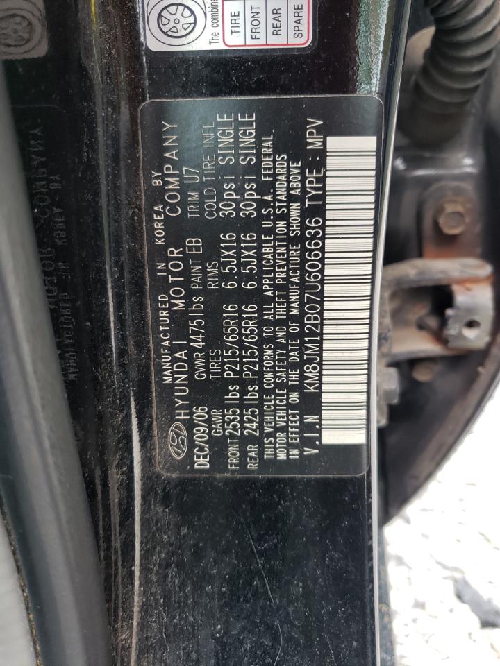 KM8JM12B07U606636 2007 Hyundai Tucson Gls
