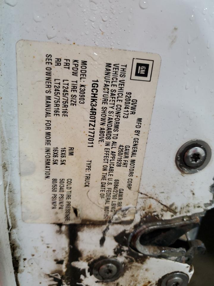 1GCHK34R0TZ177011 1996 Chevrolet Gmt-400 K3500