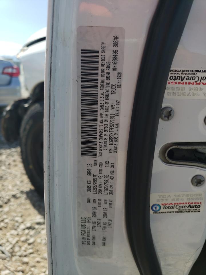 1C6RR7XT7FS771811 2015 Ram 1500 Ssv