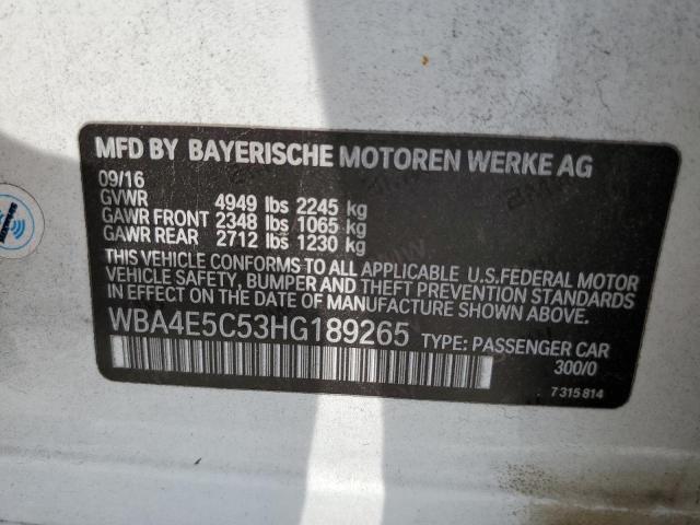 VIN WBA4E5C53HG189265 2017 BMW 4 Series, 440XI Gran... no.12