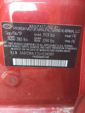 2020 HYUNDAI ELANTRA SE - 5NPD84LF2LH534089