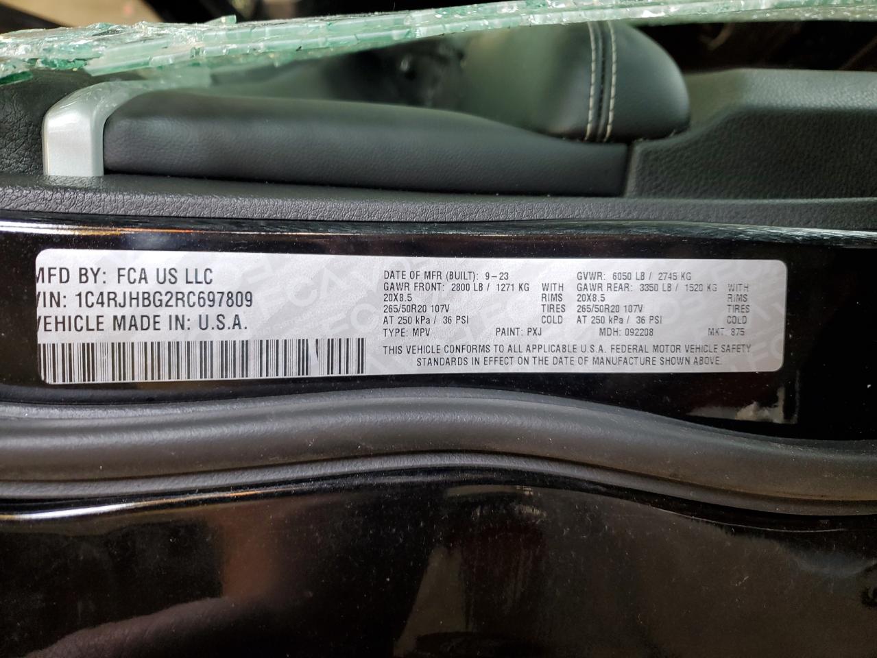 1C4RJHBG2RC697809 2024 Jeep Grand Cherokee Limited