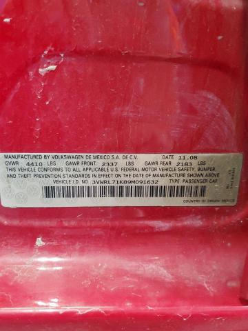 2009 Volkswagen Jetta Tdi VIN: 3VWRL71K89M091632 Lot: 60687994