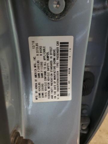 2017 HONDA ACCORD EXL - 1HGCR3F83HA020834