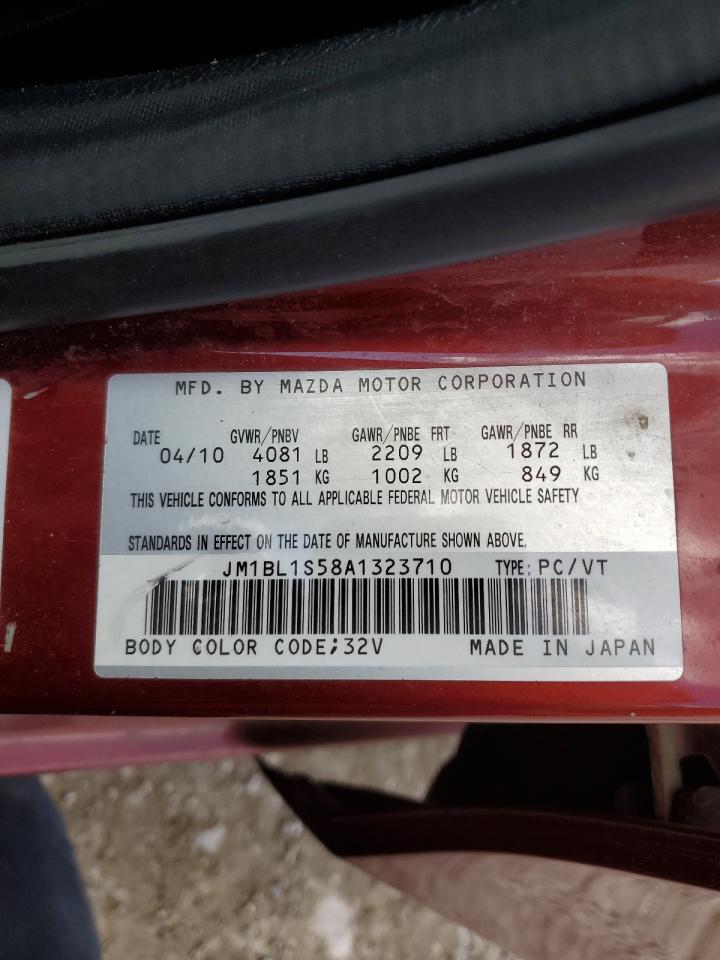 JM1BL1S58A1323710 2010 Mazda 3 S