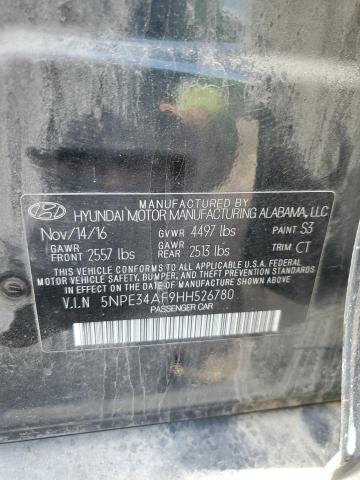 2017 HYUNDAI SONATA SPO - 5NPE34AF9HH526780