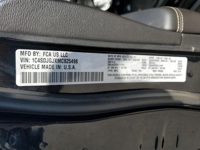 2021 Dodge Durango Srt 392 VIN: 1C4SDJGJXMC825498 Lot: 59546954