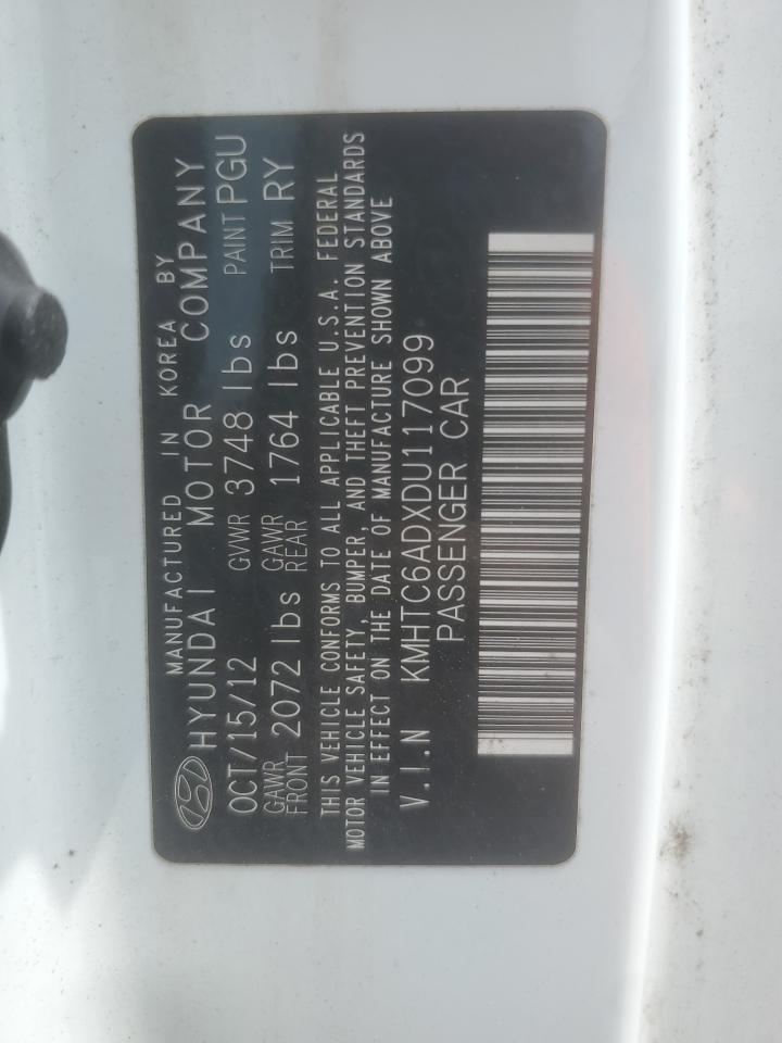 KMHTC6ADXDU117099 2013 Hyundai Veloster