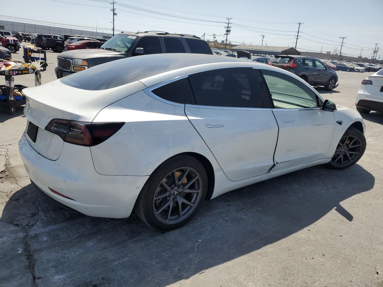 Lot #2987033789 2020 TESLA MODEL 3