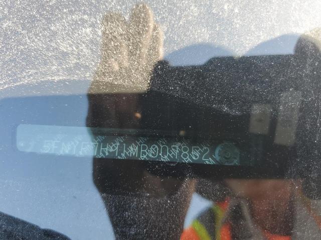 2021 Honda Passport Touring VIN: 5FNYF7H91MB007852 Lot: 56796624