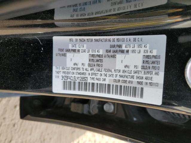 2020 Mazda 3 Select VIN: 3MZBPACL6LM128693 Lot: 59369304