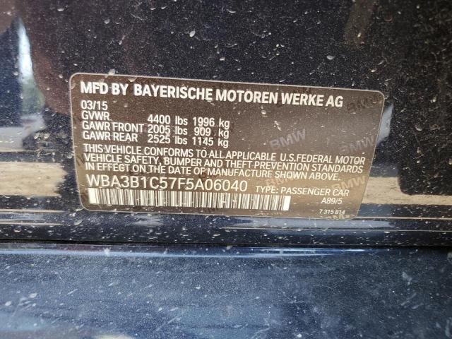 2015 BMW 320 I VIN: WBA3B1C57F5A06040 Lot: 57420784