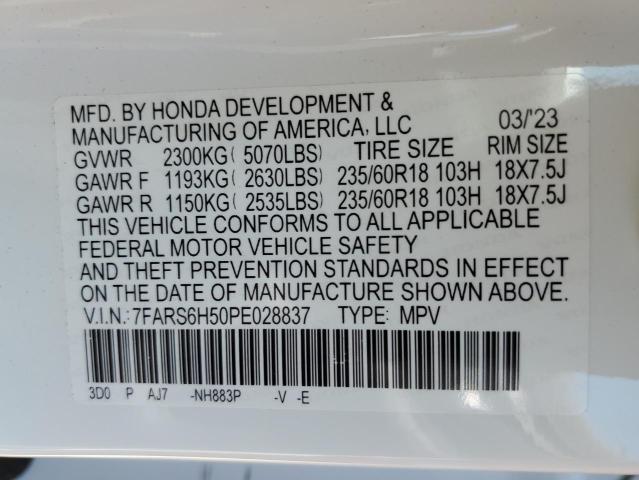 7FARS6H50PE028837 2023 Honda Cr-V Sport