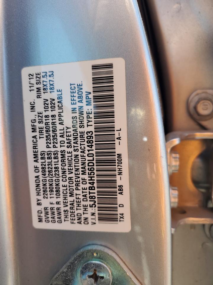 5J8TB4H56DL014893 2013 Acura Rdx Technology