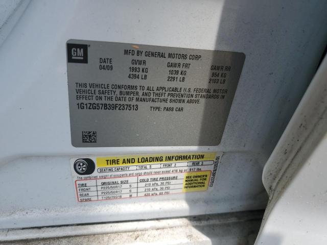 2009 Chevrolet Malibu Ls VIN: 1G1ZG57B39F237513 Lot: 61146494