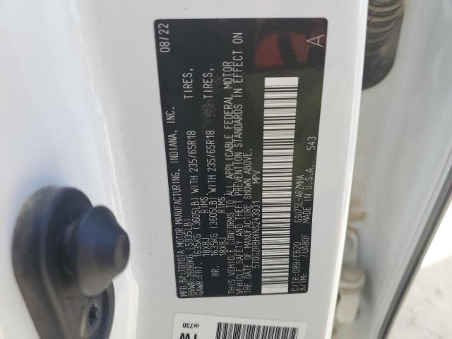 2022 Toyota Highlander Xle VIN: 5TDGZRBHXNS243931 Lot: 57452444