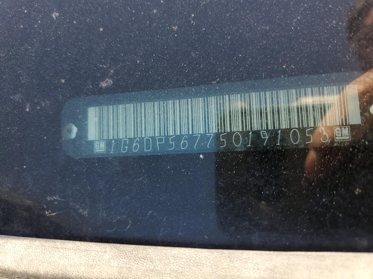 1G6DP567750191053 2005 Cadillac Cts Hi Feature V6