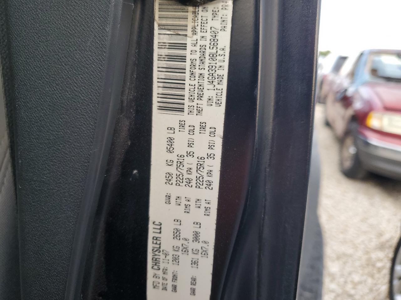 1J4GA29108L568407 2008 Jeep Wrangler Unlimited X