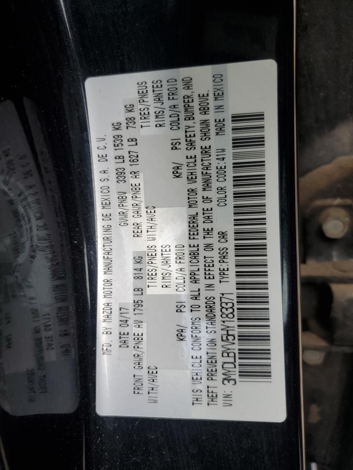 3MYDLBYV5HY183371 2017 Toyota Yaris Ia