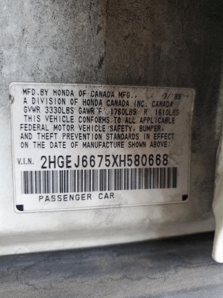 2HGEJ6675XH580668 1999 Honda Civic Lx