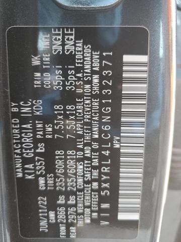 2022 Kia Sorento S VIN: 5XYRL4LC6NG132371 Lot: 60214404