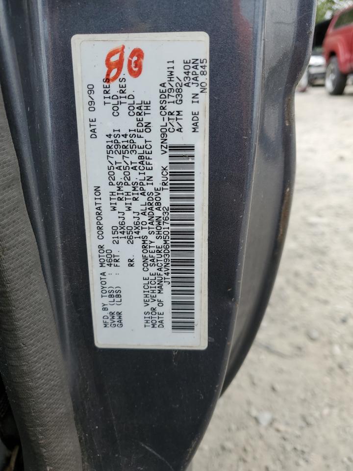 JT4VN93D6M5017632 1991 Toyota Pickup 1/2 Ton Extra Long Wheelbase Dlx