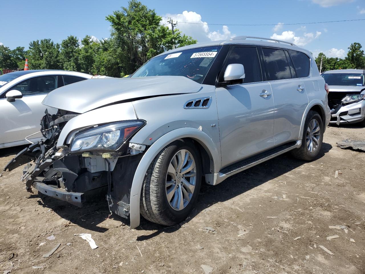 2017 Infiniti Qx80 Base vin: JN8AZ2NE6H9154556