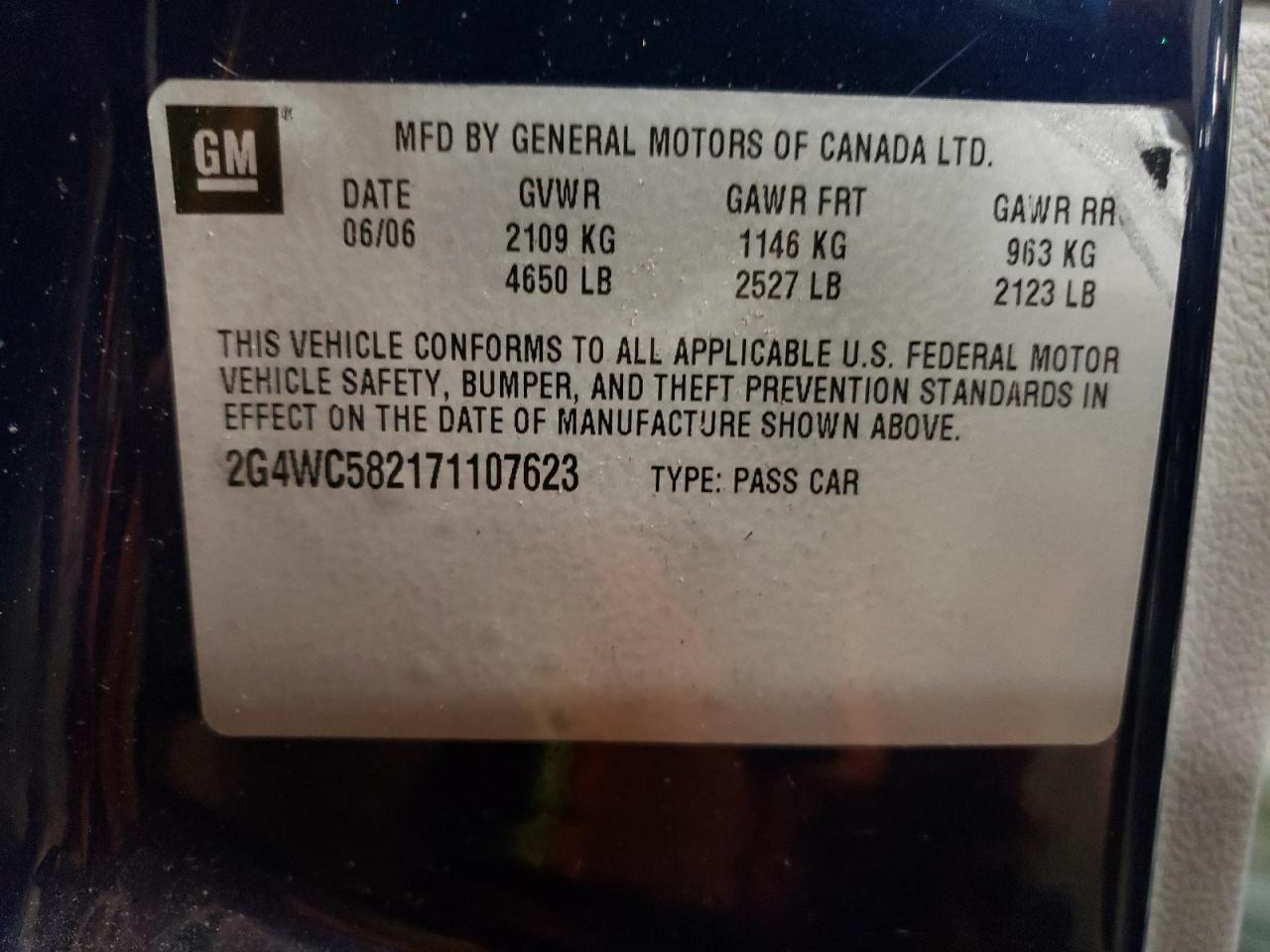 2G4WC582171107623 2007 Buick Lacrosse Cx