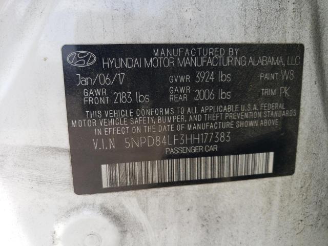 5NPD84LF3HH177383 2017 HYUNDAI ELANTRA - Image 13