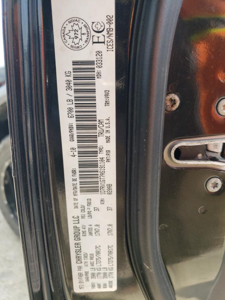 1D7RV1GT7AS191104 2010 Dodge Ram 1500