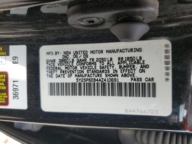 5Y2SP6E84AZ410691 2010 Pontiac Vibe