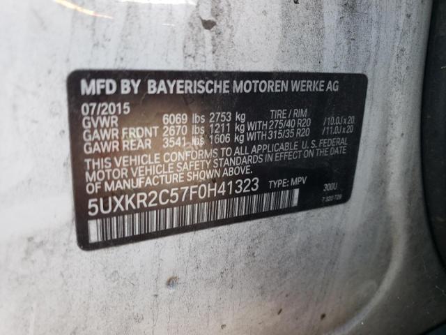 2015 BMW X5 SDRIVE3 - 5UXKR2C57F0H41323