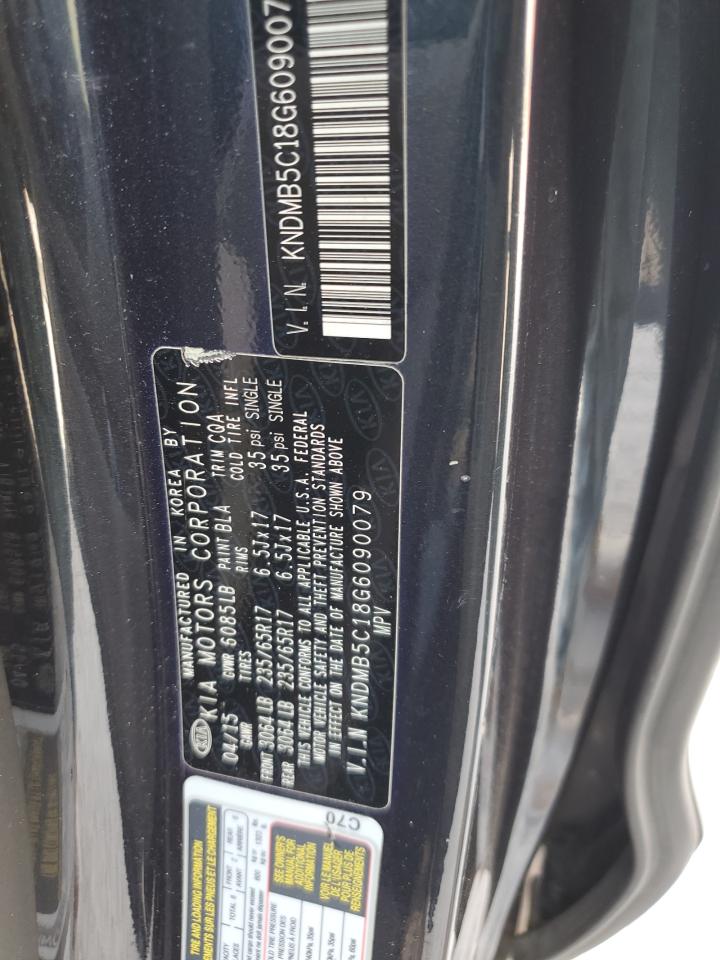 KNDMB5C18G6090079 2016 Kia Sedona Lx