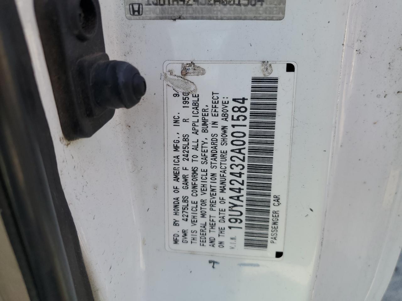 19UYA42432A001584 2003 Acura 3.2Cl