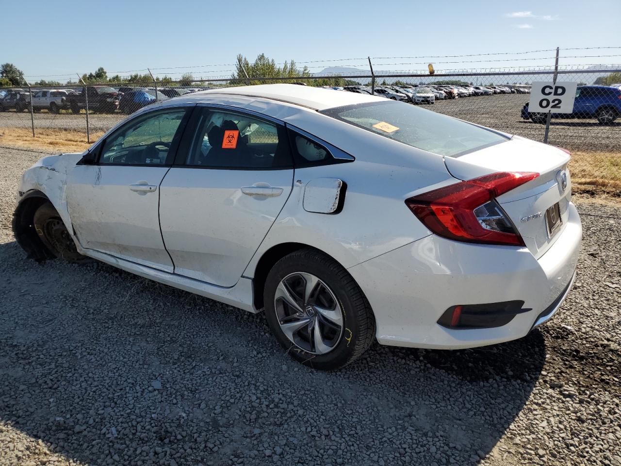 Lot #2986371210 2020 HONDA CIVIC LX